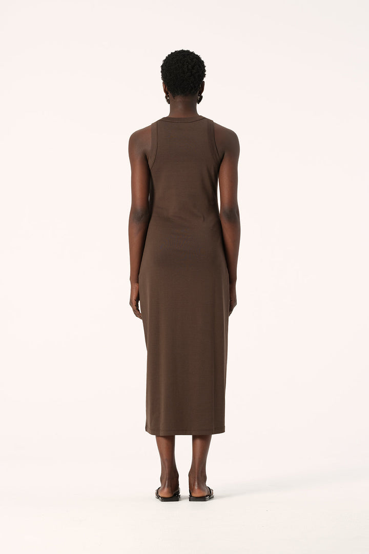 Zoe Tank Dress - Chocolate