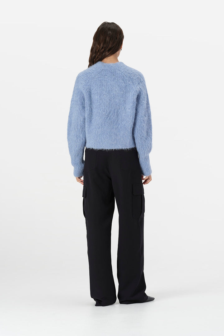 Ainslie Knit - Sky Blue Marle