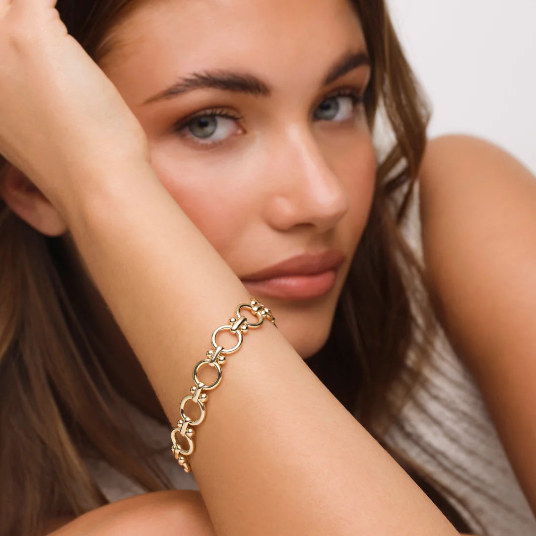 Lulu Circle Bracelet - Gold