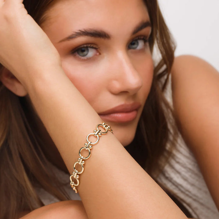 Lulu Circle Bracelet - Gold