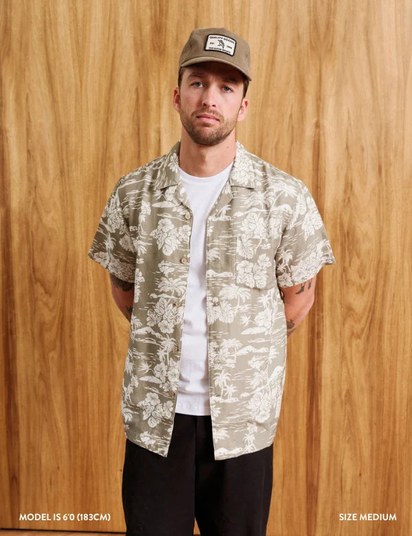 Hilo Hawaiian SS Shirt - Thyme