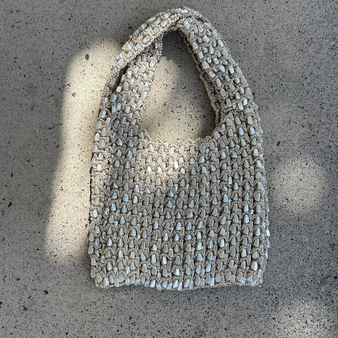 The Sirena Pearl Beaded Bag