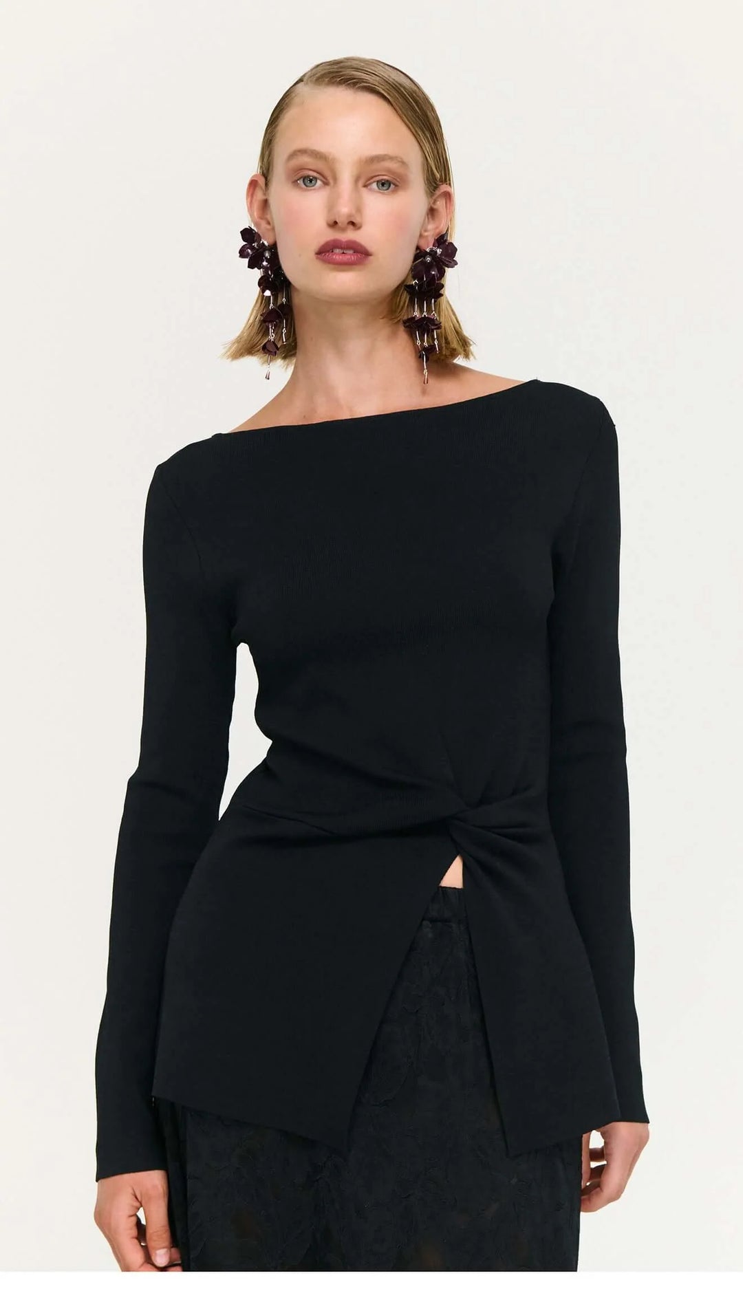 Miya Twist Knit Top