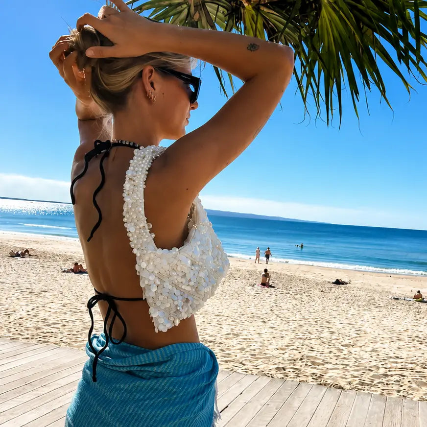 The Isla Pearl and Shell Bag