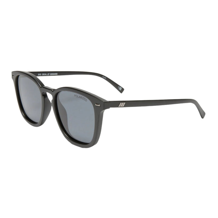 Le Specs Big Deal Sunglasses in Matte Black