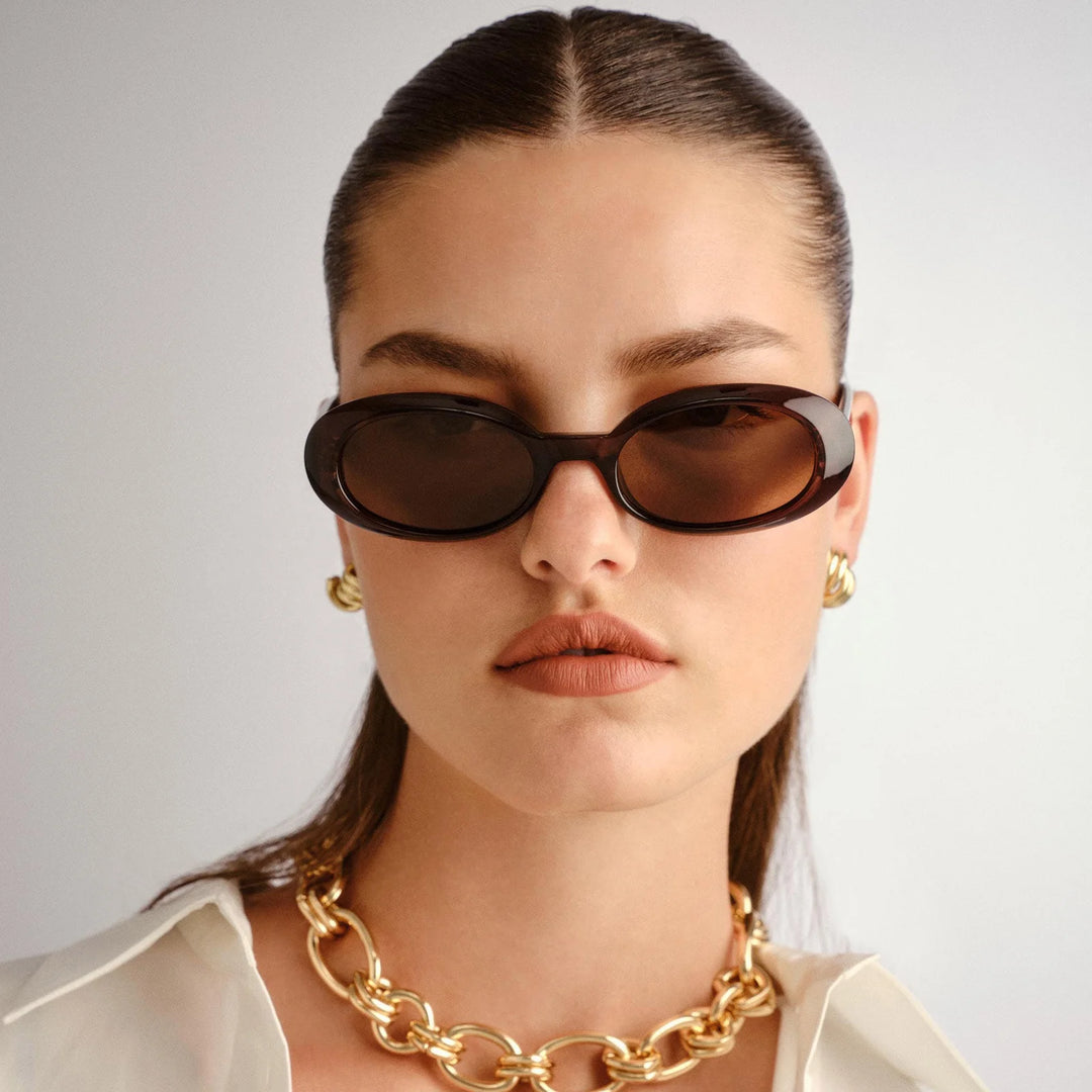 LE SPECS WORK IT SUNGLASSES COCOA