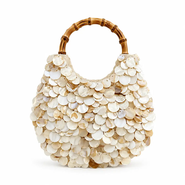 The Amalfi Pearl Bamboo Bag