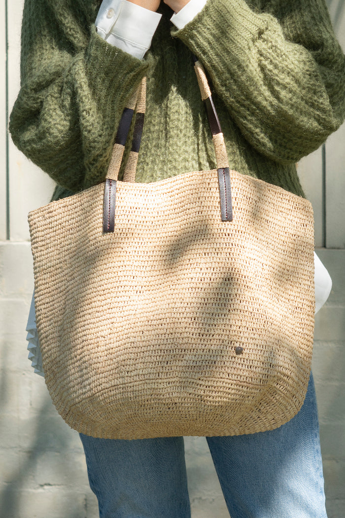 Alice Leather Straps Bag - Tea - M