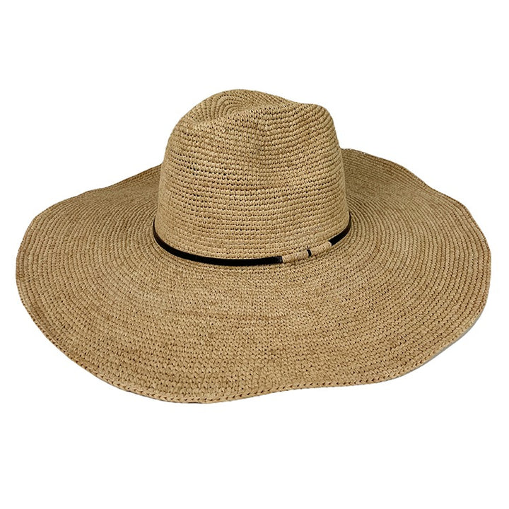 Aziz Hat - Leather + Braided Natural