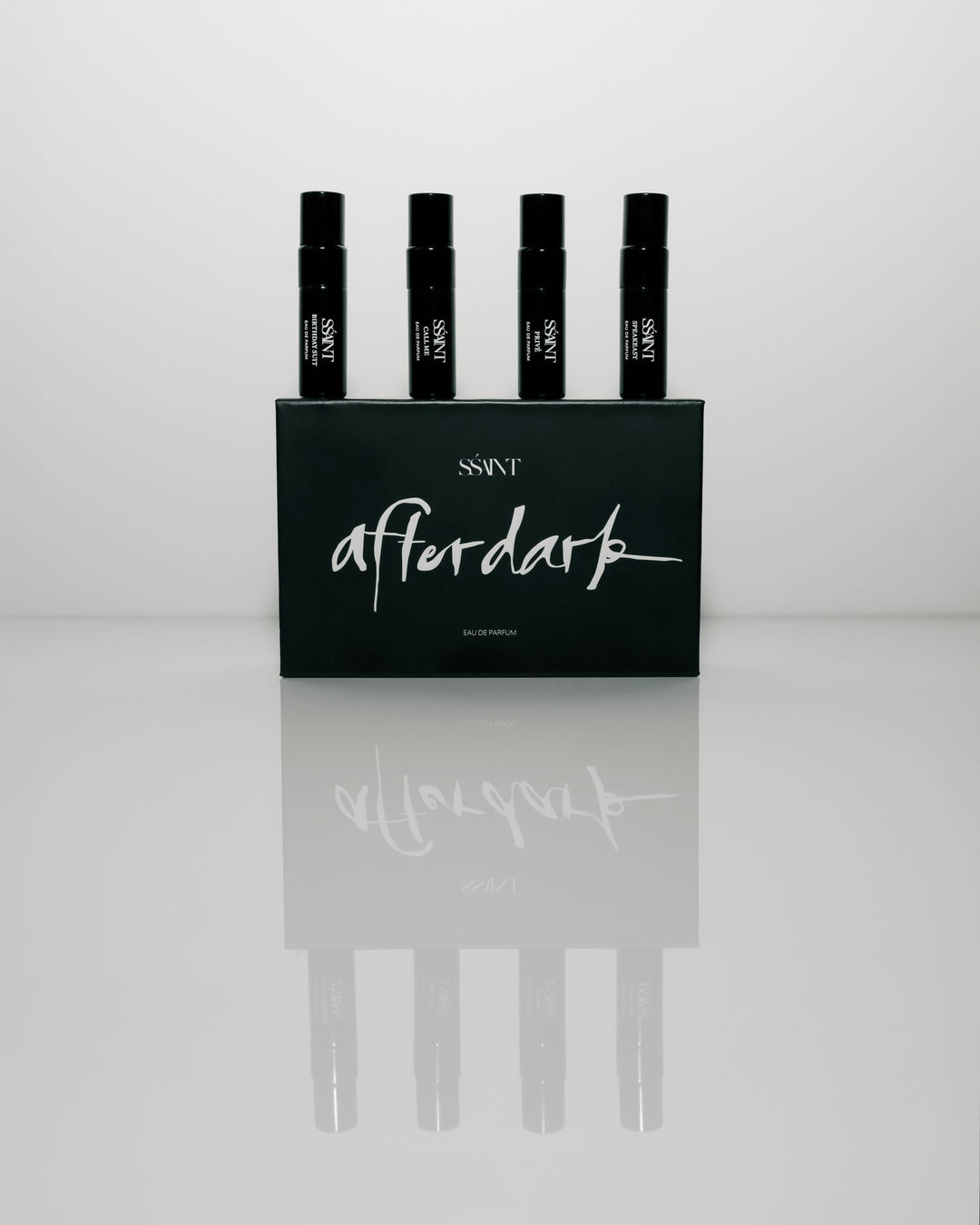 After Dark Ssaint Discovery Set showing the 4 x 3ml sample bottles