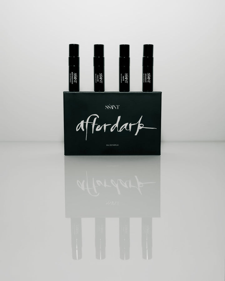 After Dark Ssaint Discovery Set showing the 4 x 3ml sample bottles