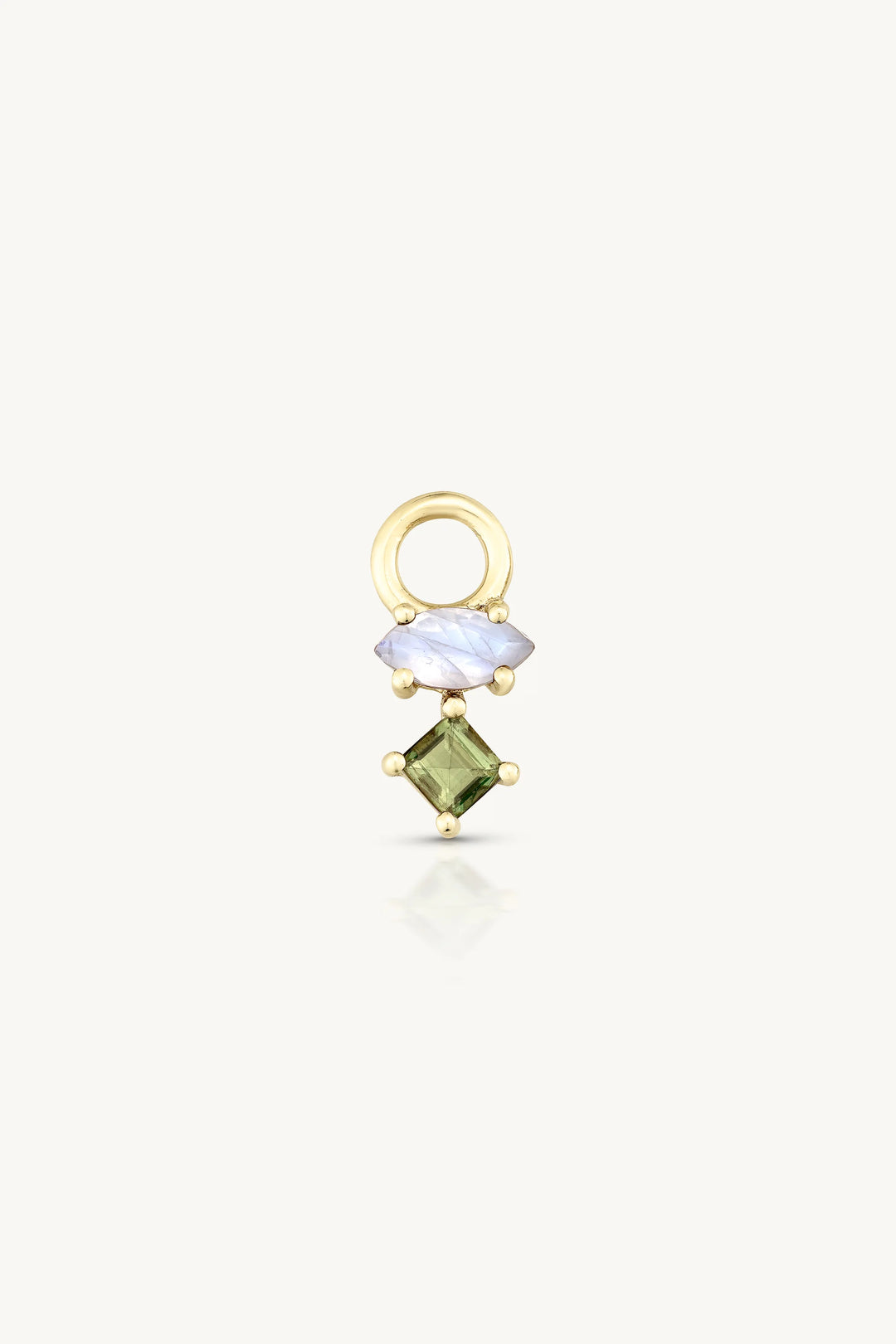 Astrid Marquise Apatite Gold Charm - Pair