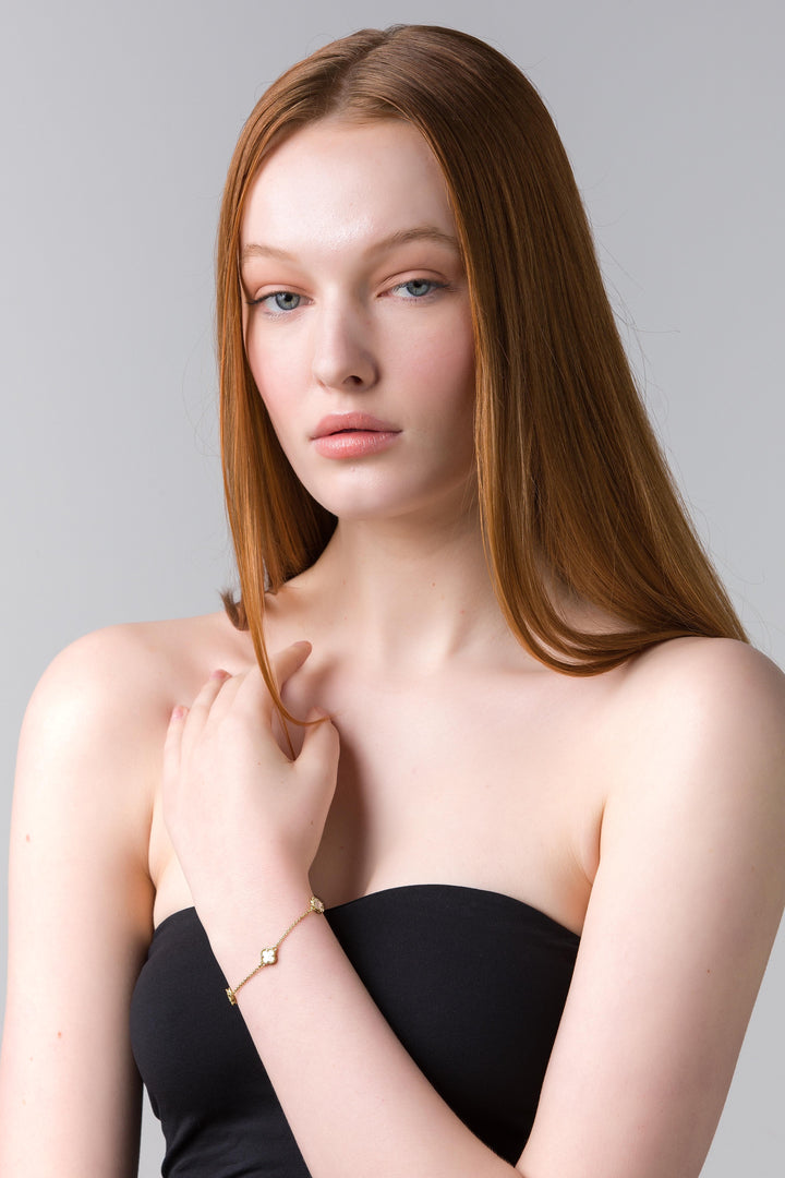 Reign Gold MOP Bracelet