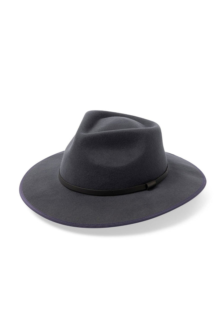Meribel Fedora - Slate Blue