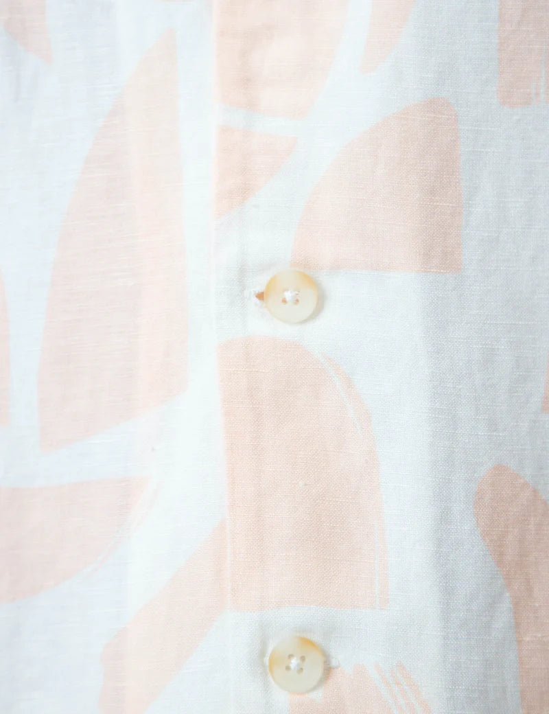 Cuban Short Sleeved - Raybeam Snow Peach