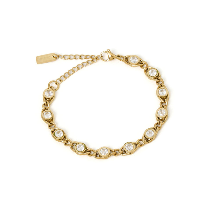 Cassandra Gold Bracelet - Stone