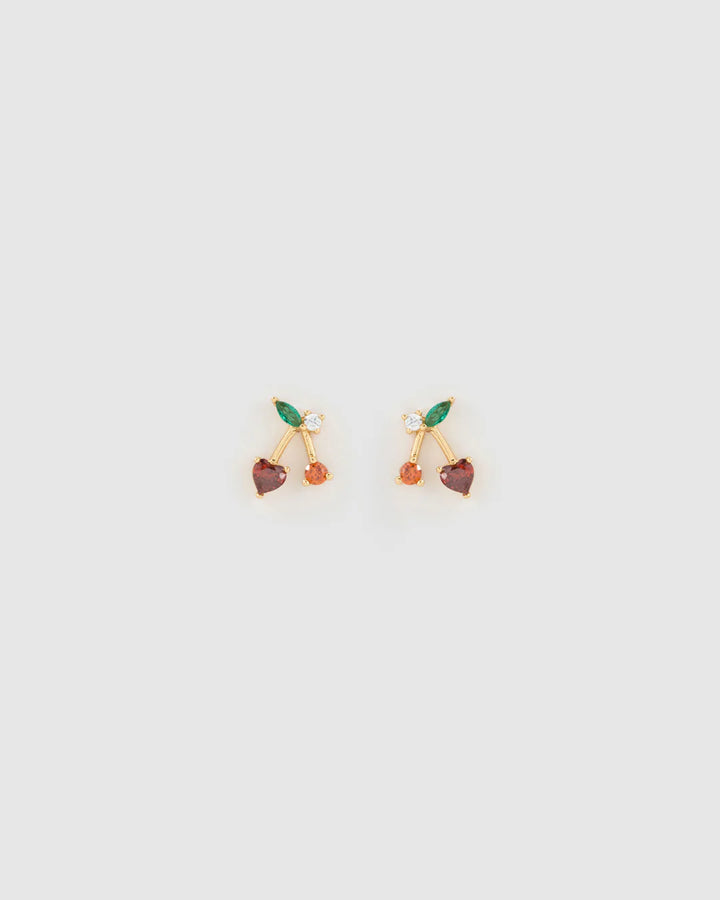 Cherry Bomb Stud Earrings