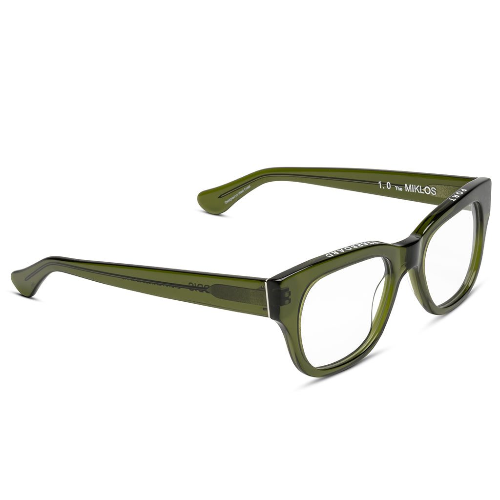 Caddis Miklos Glasses in Heritage Green