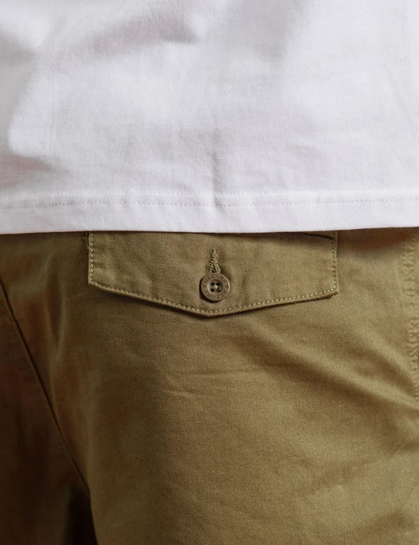 Chad Elastic Waist Short - Fatigue