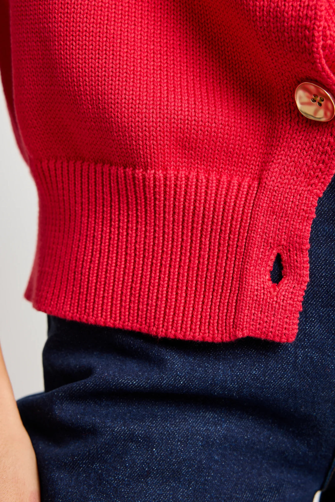 Trait Cherry Crewneck Knitted Vest Top