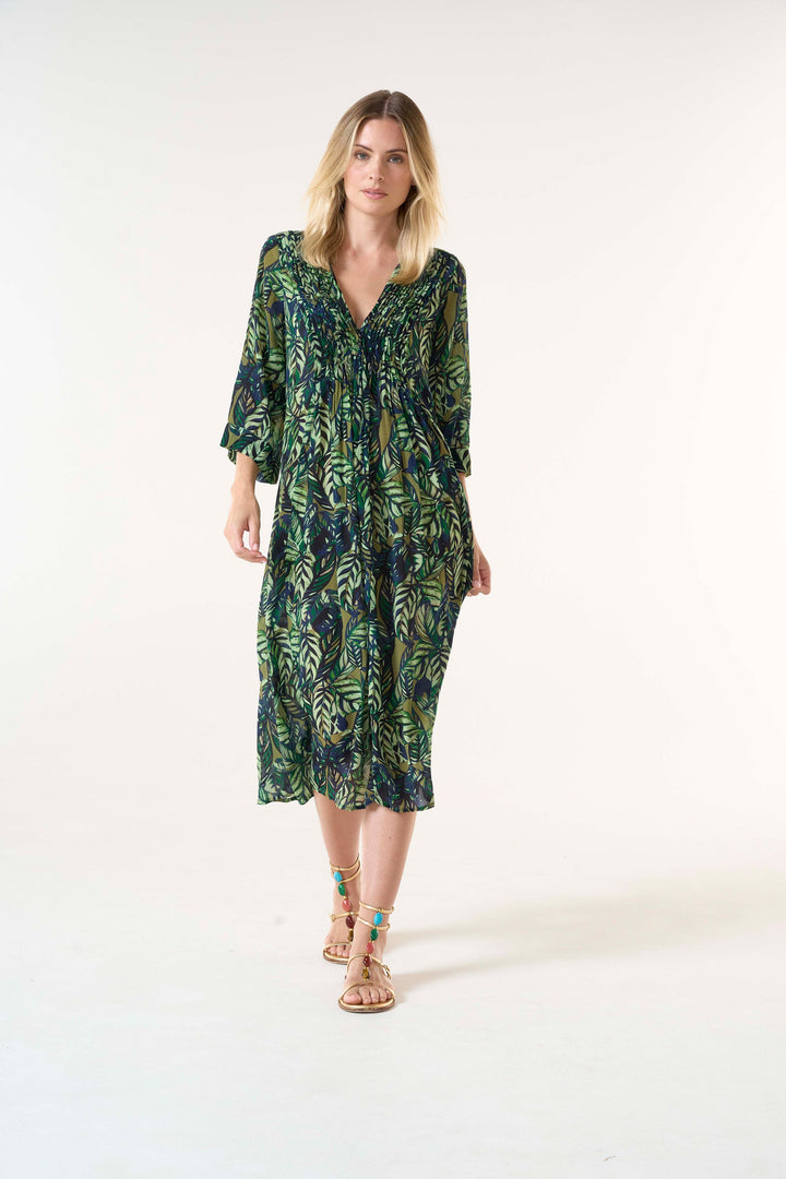 One Season Long Mia Dress in Green