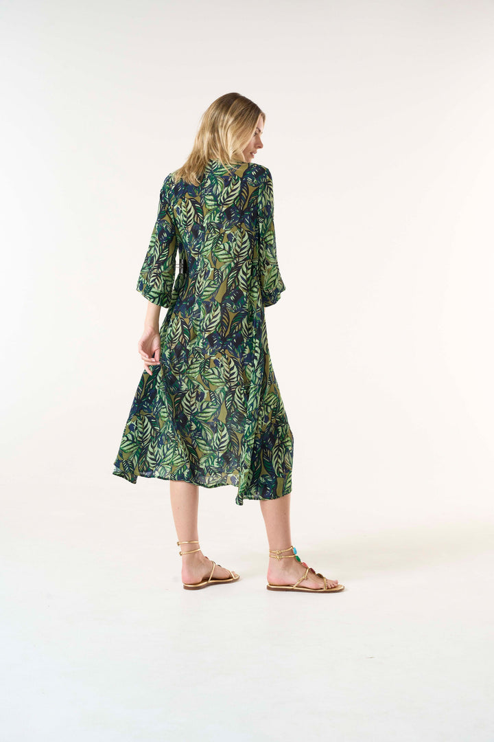 One Season Long Mia Dress in Green