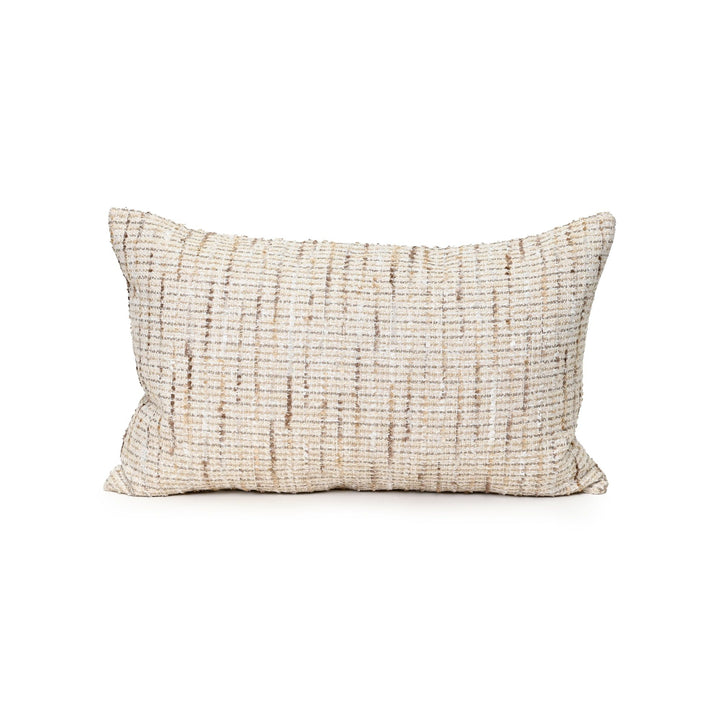 Coco Textured Natural Tweed Lumbar Cushion