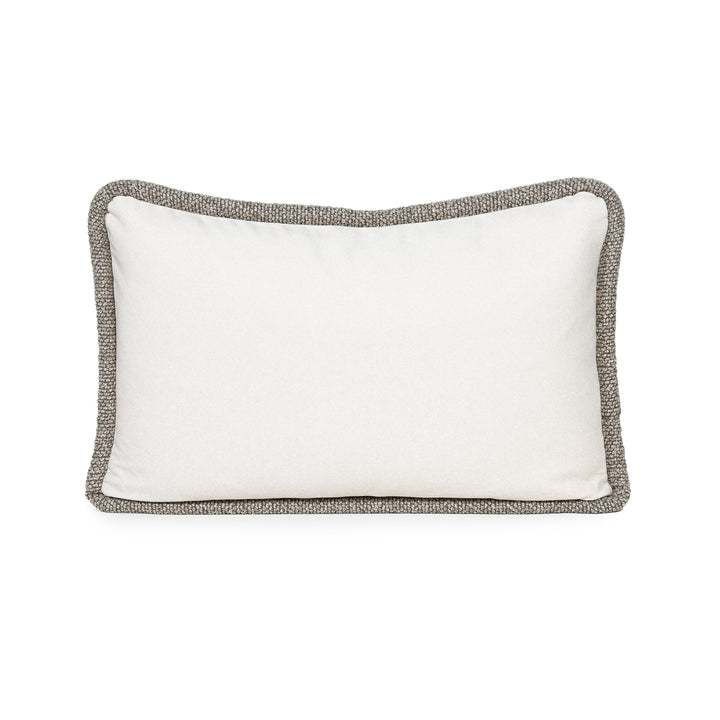 Cappucino Mohair Lumbar Cushion