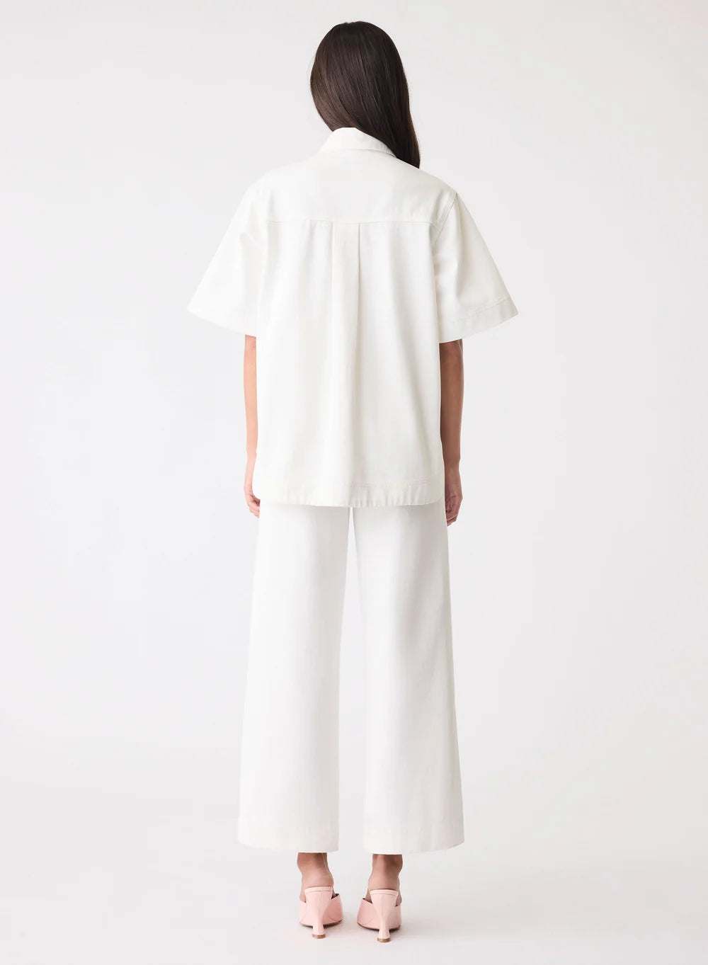 Capilla Denim Shirt - Ivory