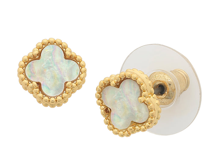 Reign Gold MOP Earring