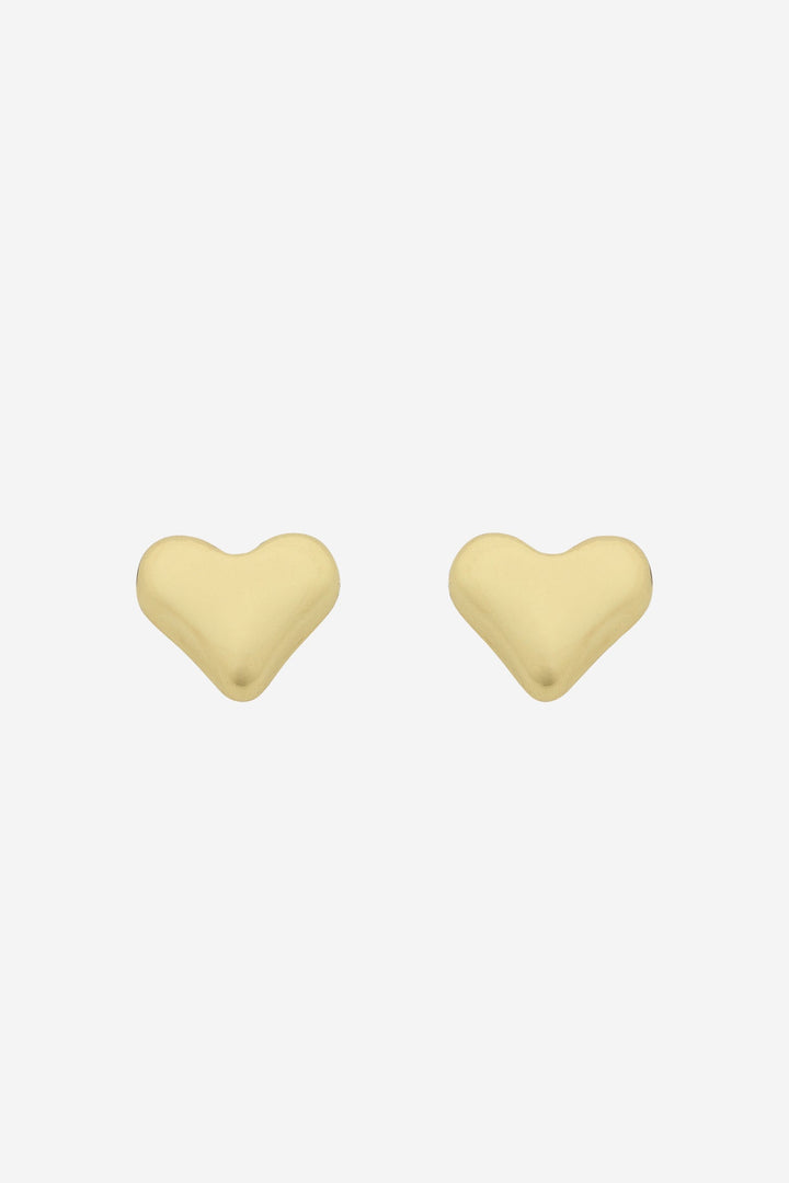 Mariel Soft Gold Heart Earring