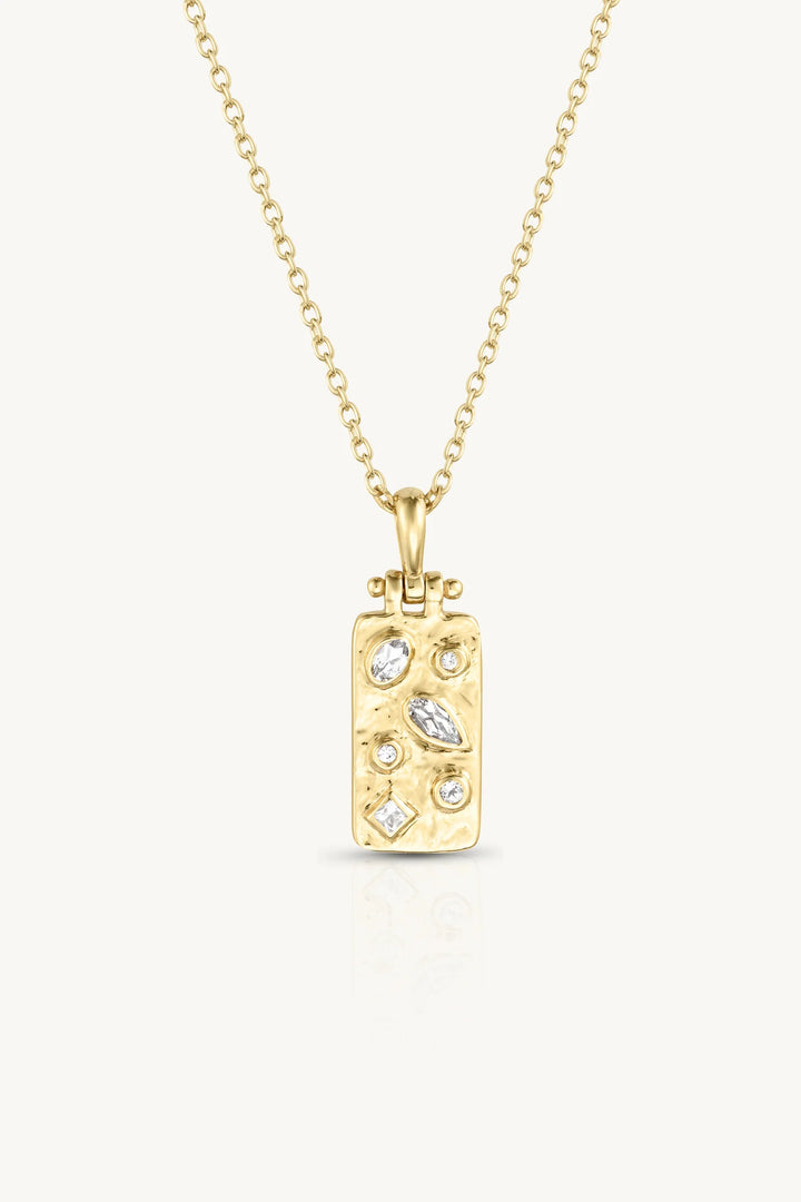 Estelle Topaz Gold Necklace