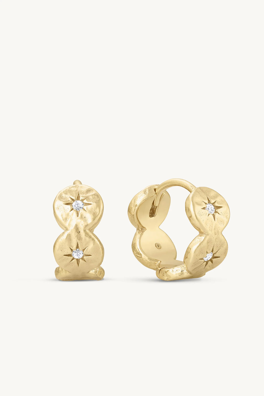 Etoile Gold Gold Hoops