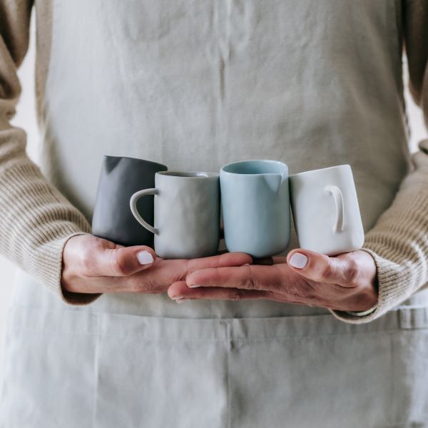 Flax Milk Jug - with handle