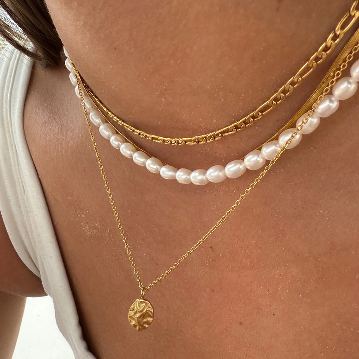 City Lights Pearl Beaded Necklace