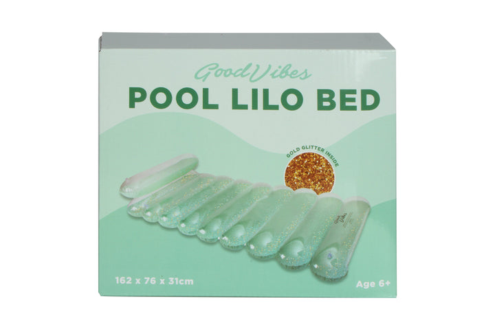 Inflatable Glitter Lilo Pool Bed