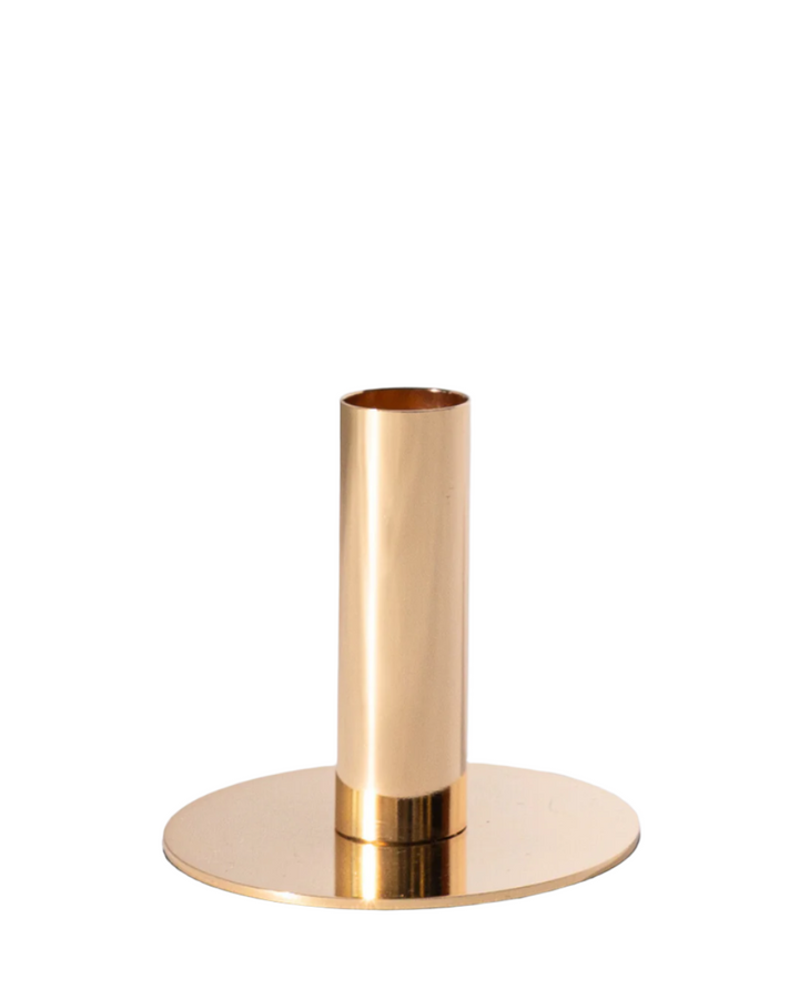 Gold Plated Candle Holder