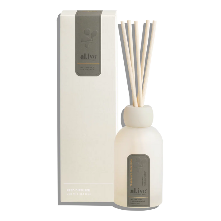 Alive Reed Diffuser- Willow gum & Lemon Myrtle