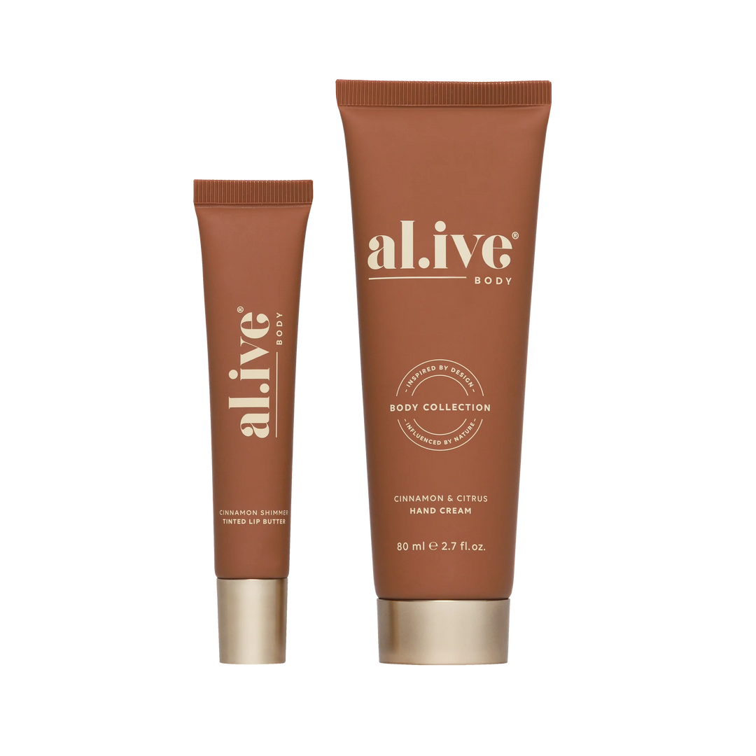 Alive Hand and Lip Set - Cinnamon and Citrus