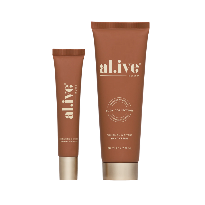 Alive Hand and Lip Set - Cinnamon and Citrus