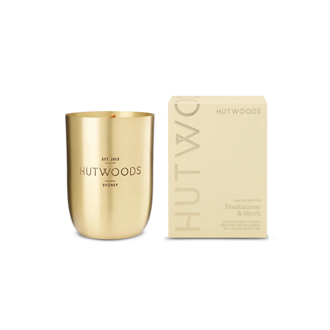 Frankincense & Myrrh Luxe Brass Vessel