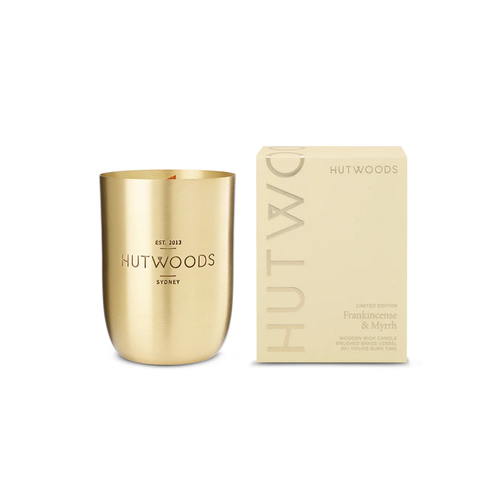 Frankincense & Myrrh Luxe Brass Vessel