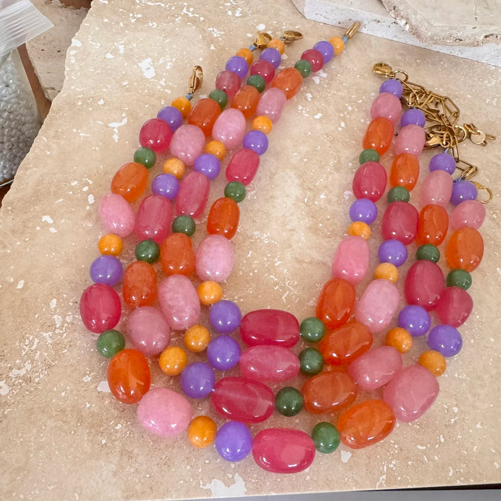 Jellybeans Stone Necklace