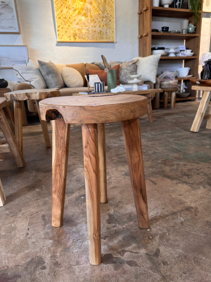 Four Leg Round Top Stool