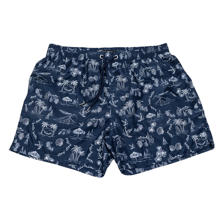 Island Navy Swim Shorts