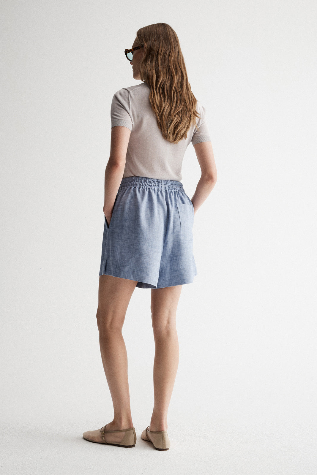 Elka Collective Abelia Short in Sky Blue