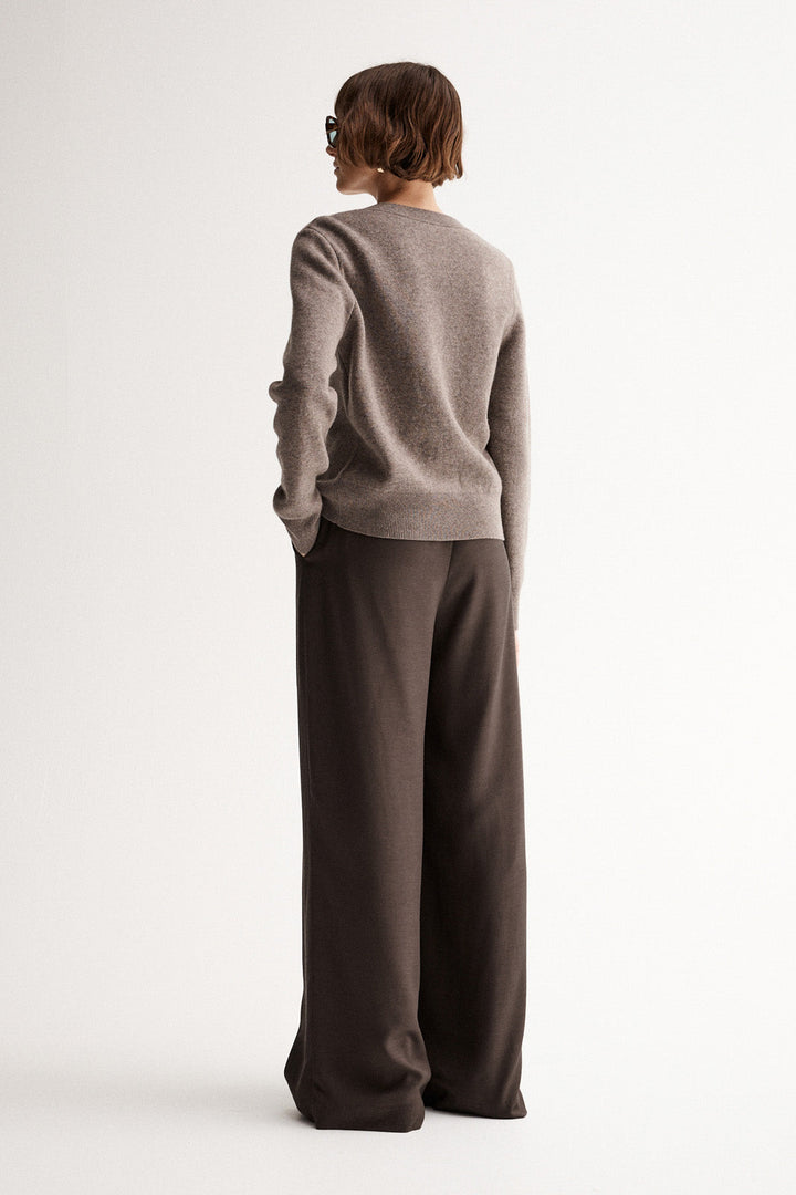 Saschia Knit Cardigan Chocolate