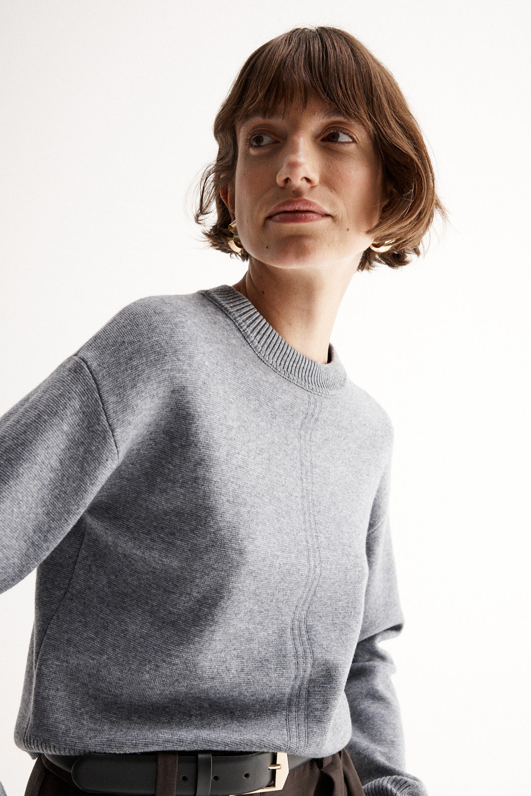Rhyder Knit Charcoal Marle