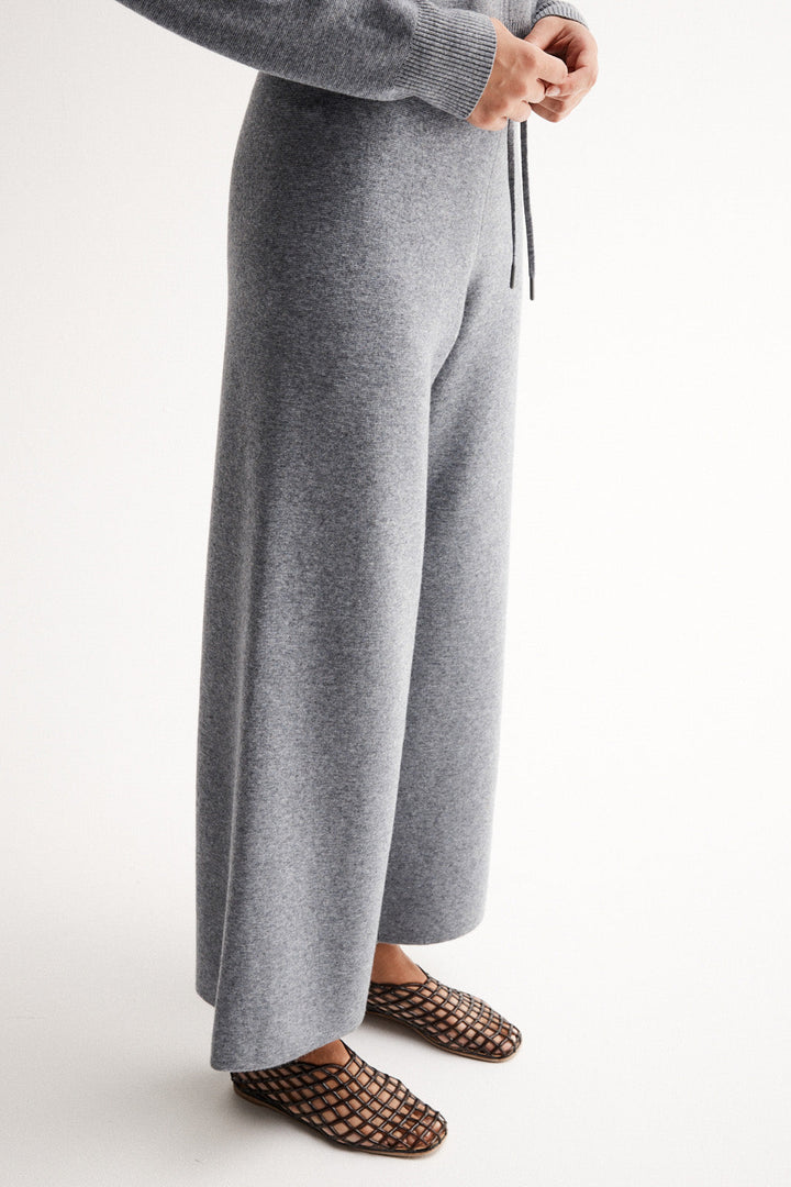 Rhyder Knit Pant Charcoal Marle