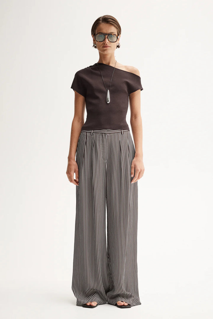 Serena Knit Top - Chocolate